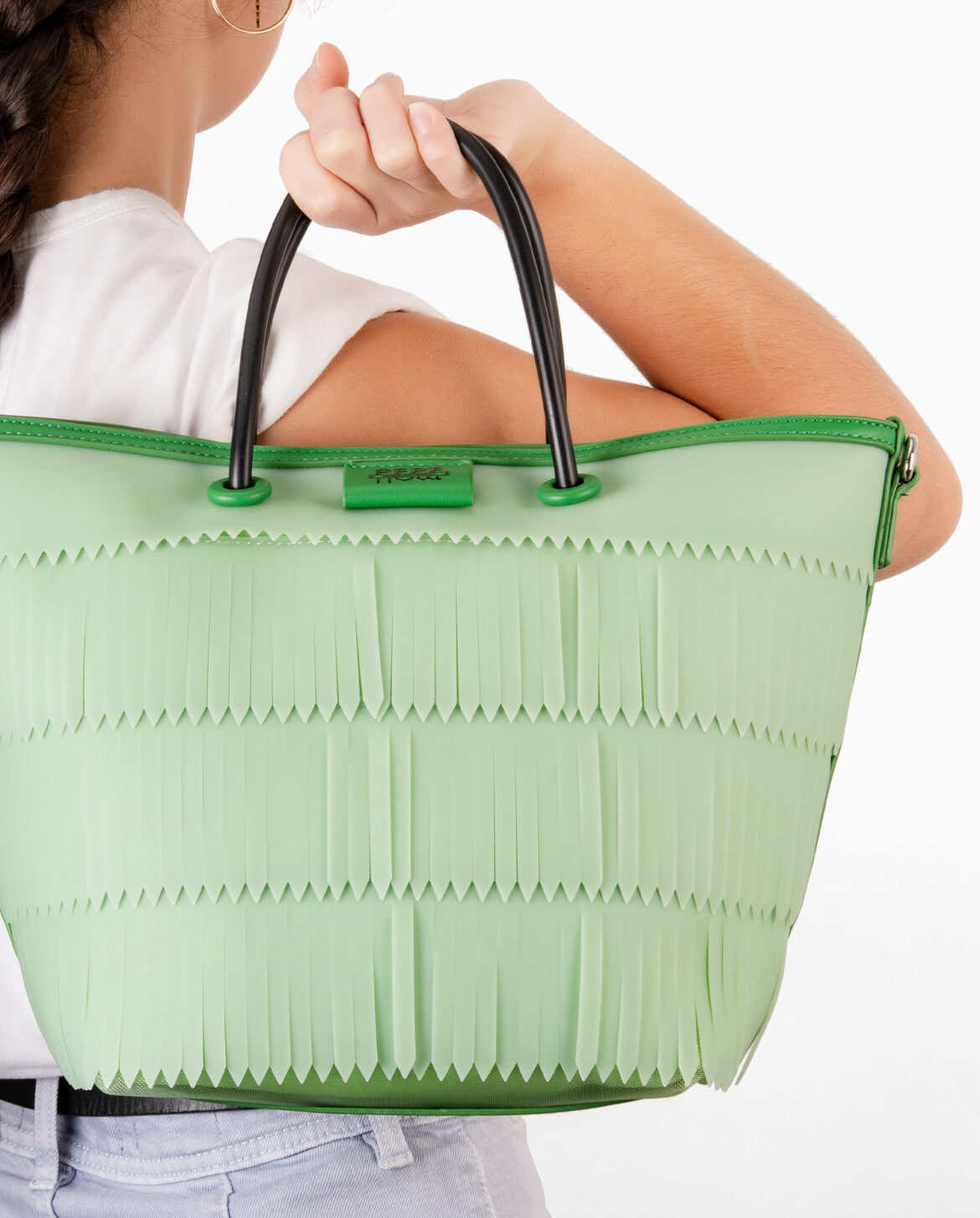 Bolso de mano verde 231300