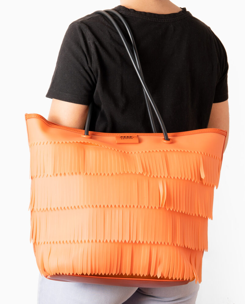 Bolso de hombro naranja 231301