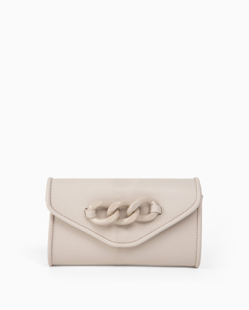 Bolso de mano beige 231396