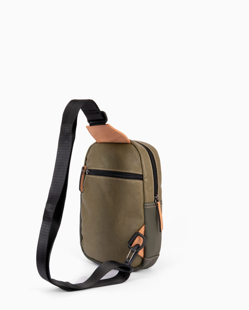 Mochila bandolera verde 231521