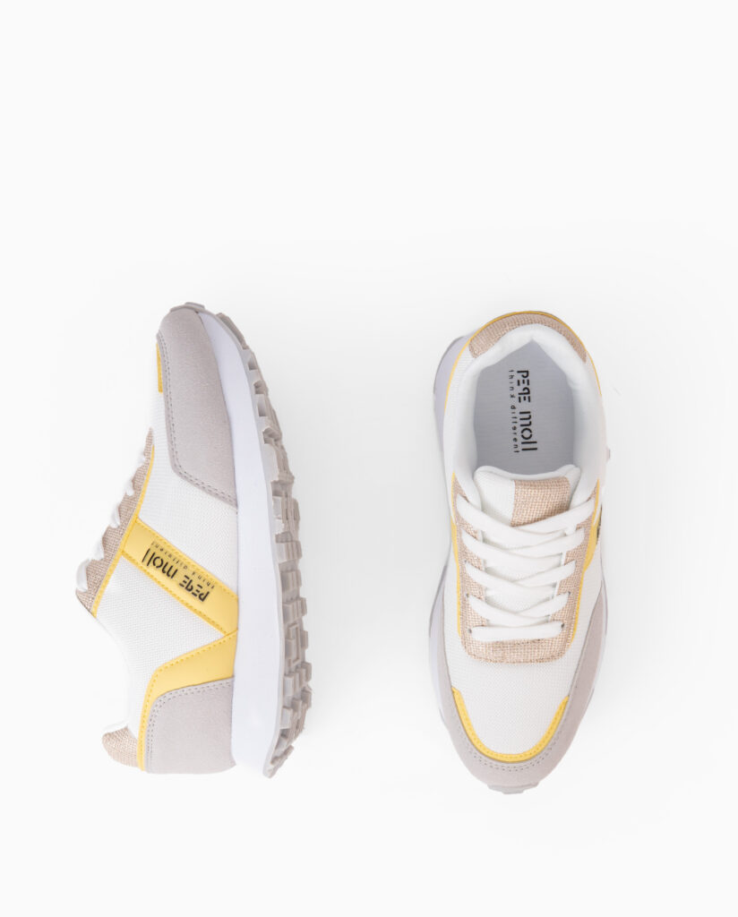 Zapatilla de mujer amarilla 231800