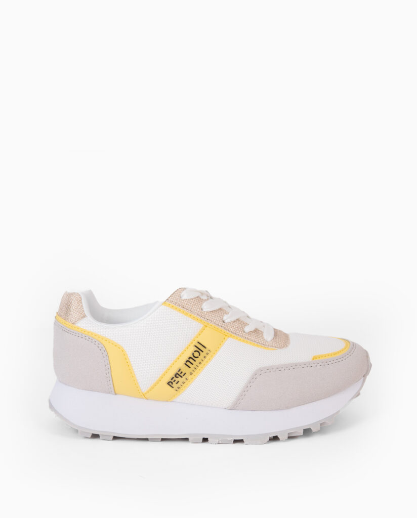 Zapatilla de mujer amarilla 231800