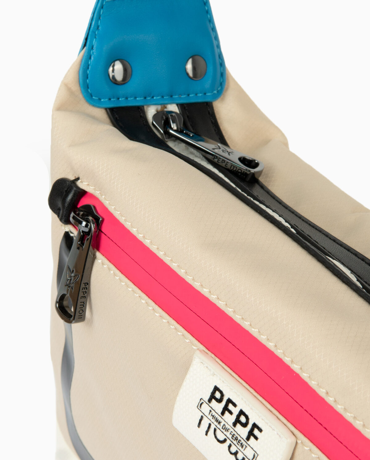 Bolso de bandolera beige 231202