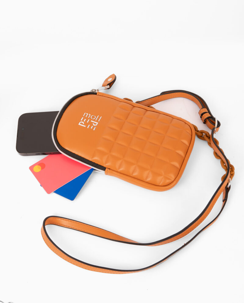 Bolso portamóvil marrón 231235
