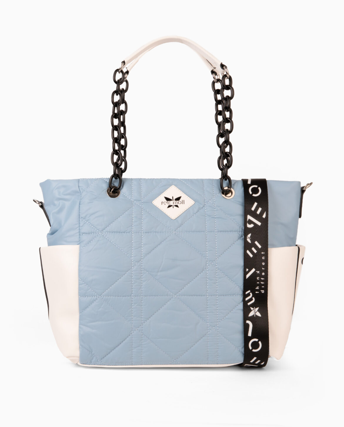 Bolso de hombro azul 231252