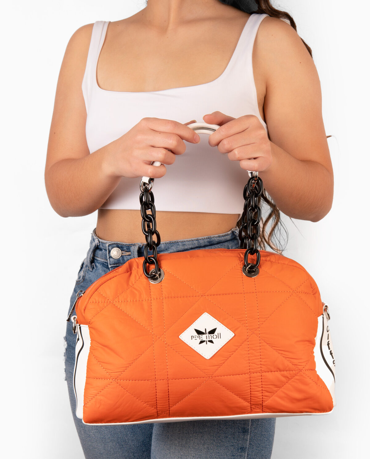 Bolso de mano naranja 231253