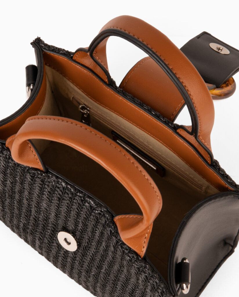 Bolso de mano negro 231402