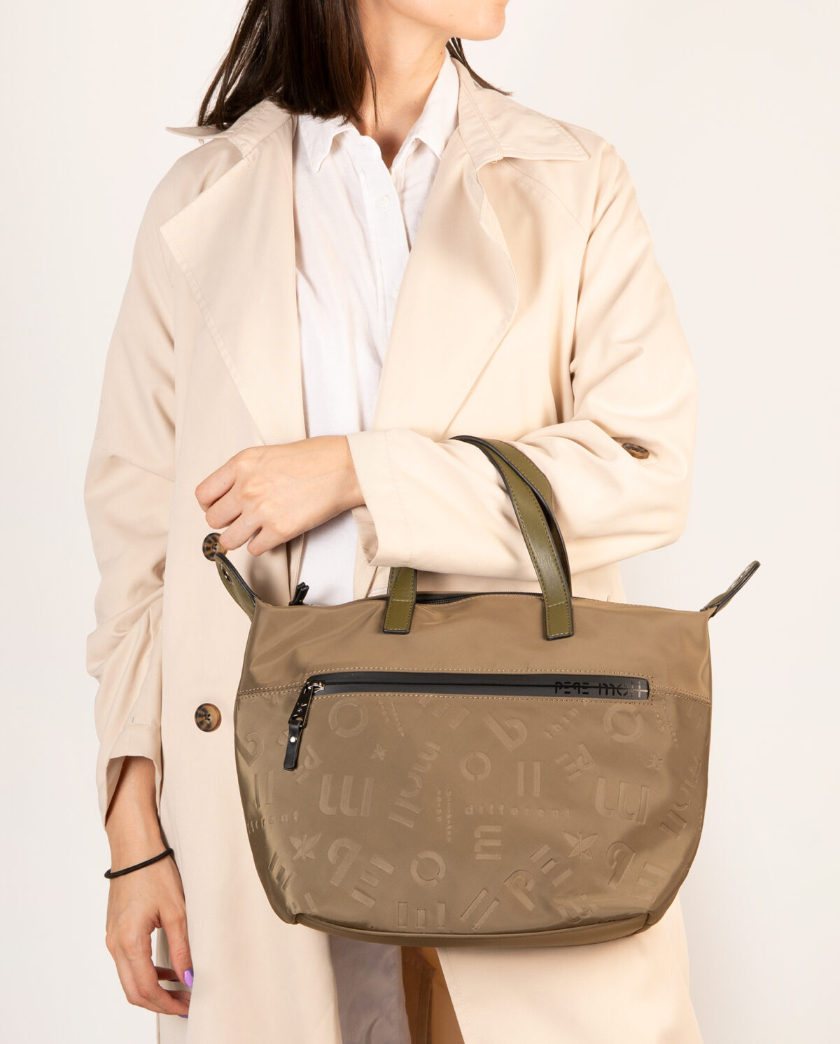 Bolso de mano verde 232312