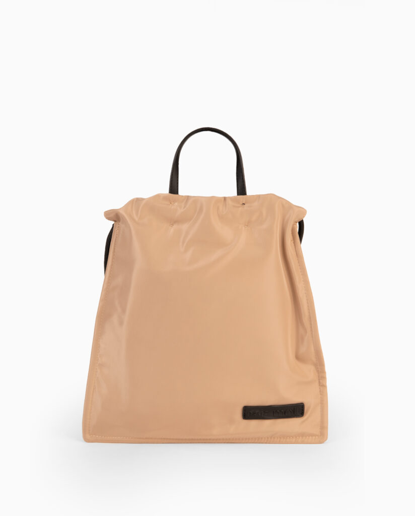 Bolso mochila beige 232122