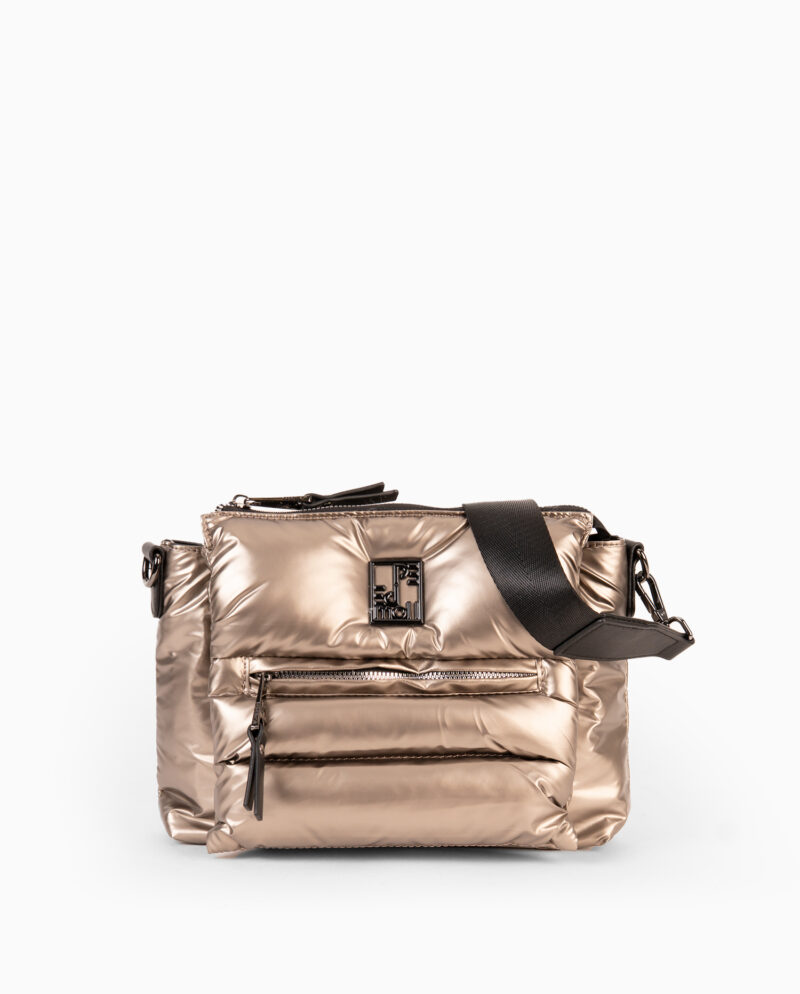 Bolso bandolera dorado 232173