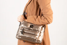 Bolso bandolera dorado 232173