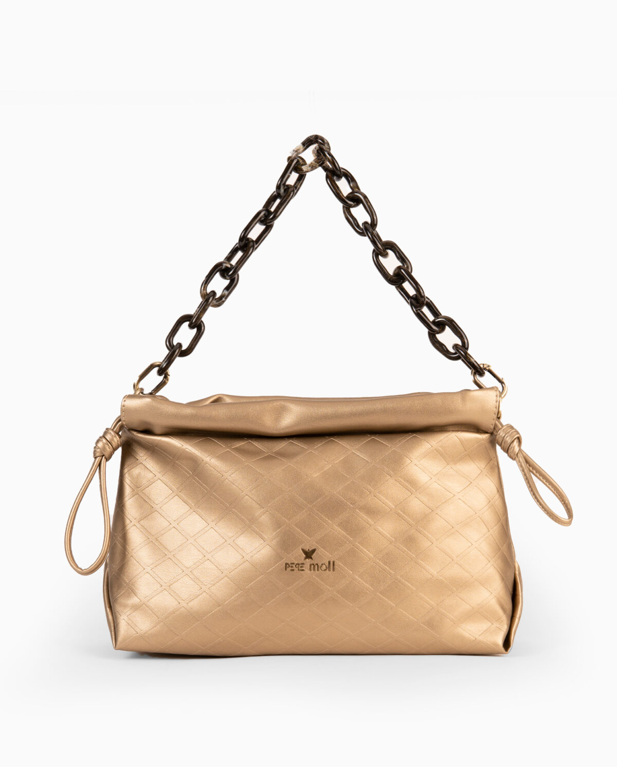 Bolso de hombro oro 232191