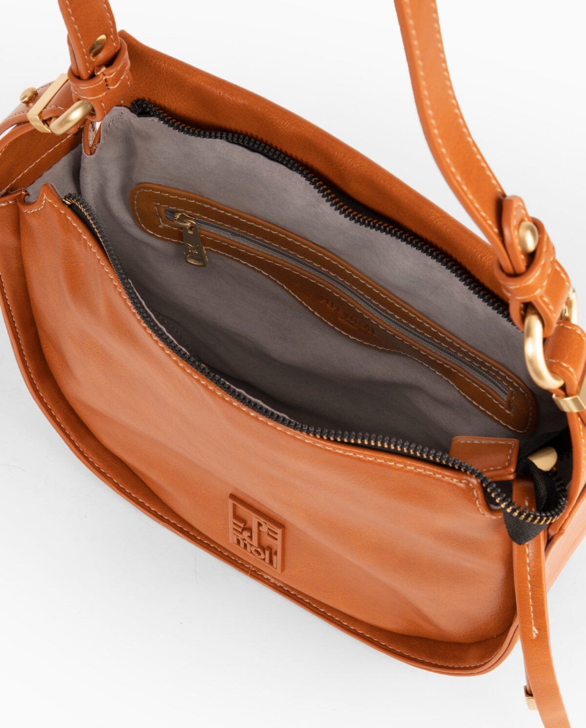 Bolso bandolera marrón 232201