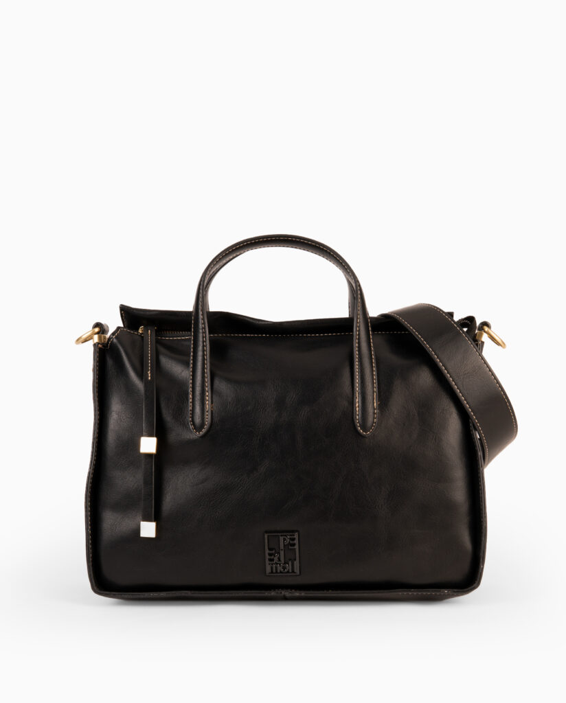 Bolso de mano negro 232202