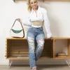 Bolso de hombro blanco 232230