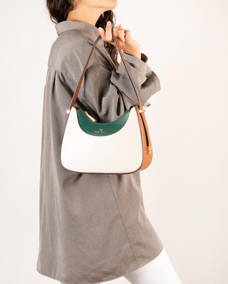 Bolso de hombro blanco 232231