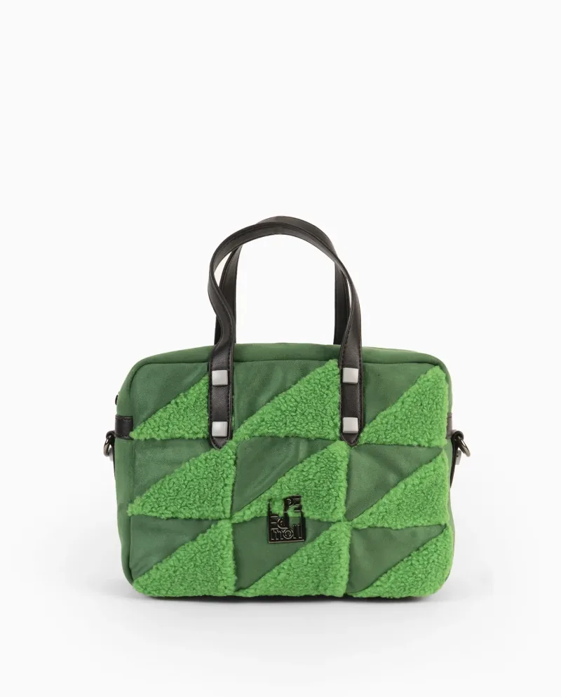 Bolso de mano verde 232250