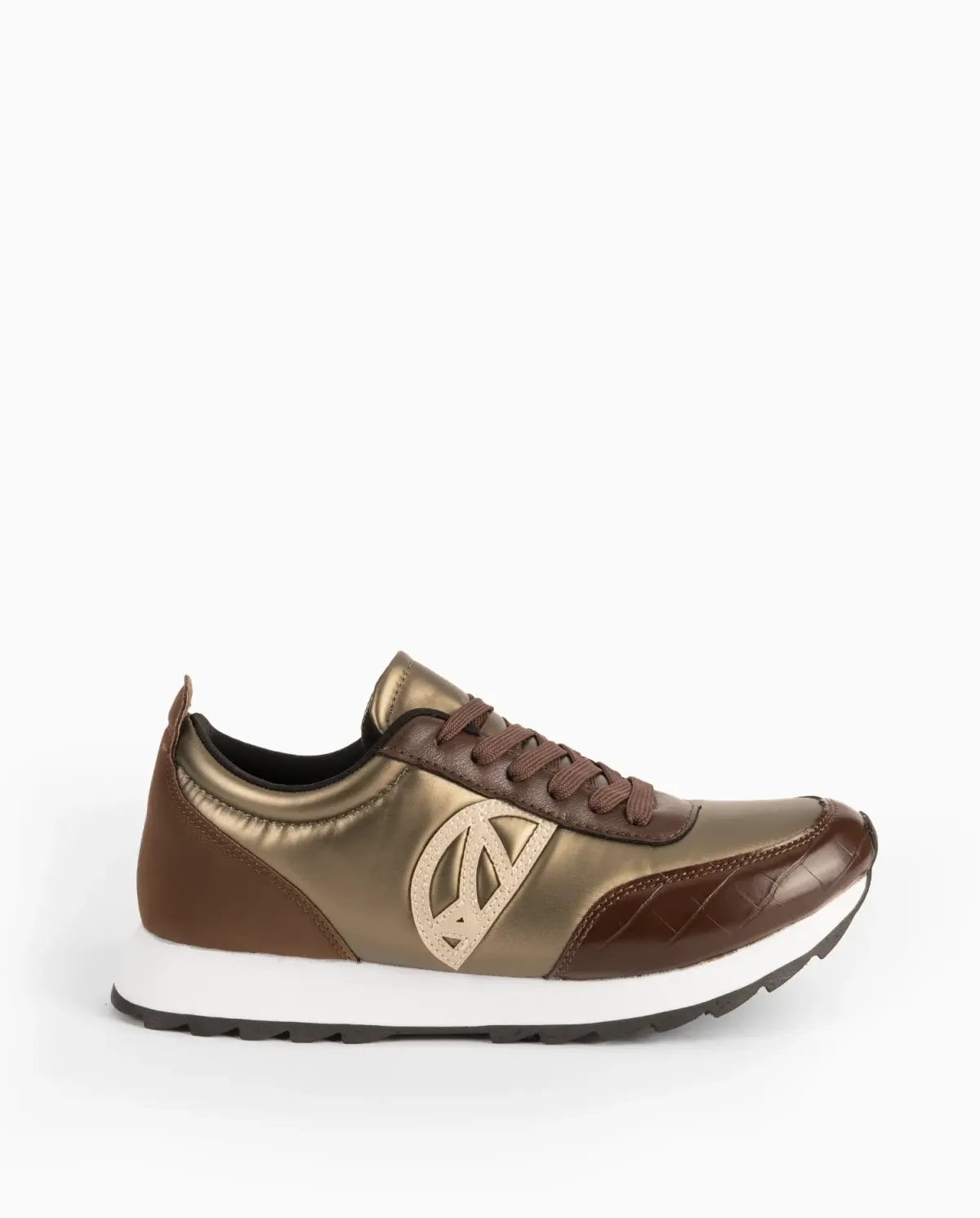 Zapatilla de mujer marrón 232802