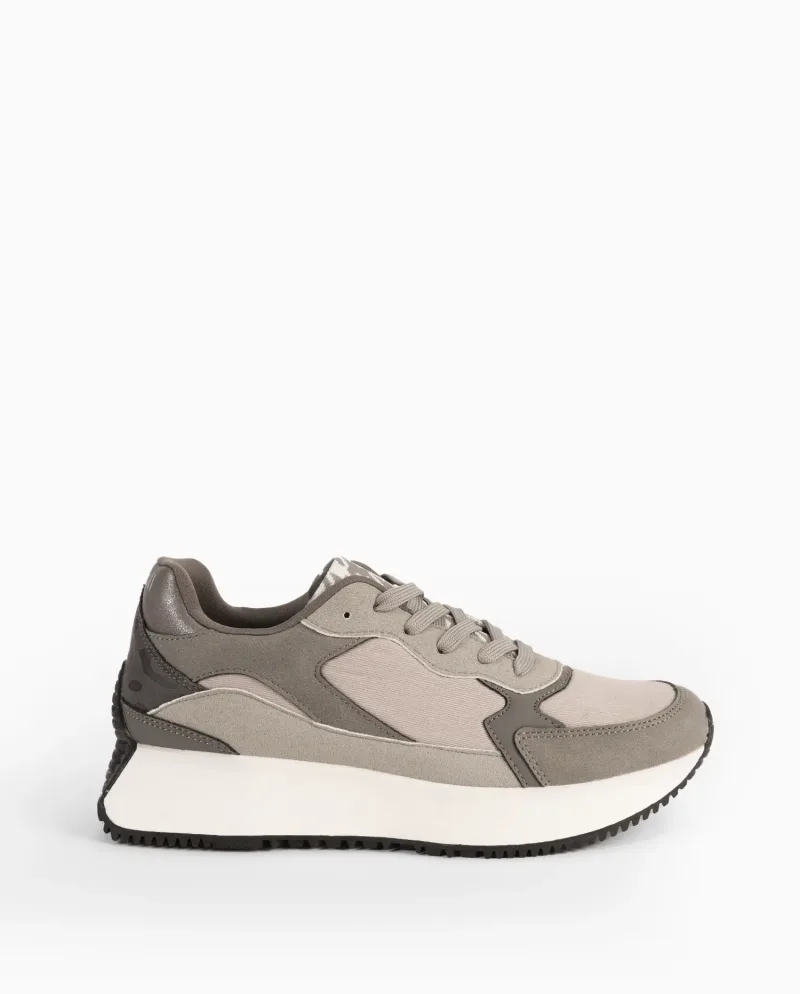 Zapatilla de mujer gris 232804
