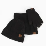 Pack gorro, guantes y cuello Pepe Moll 232901 negro conjunto