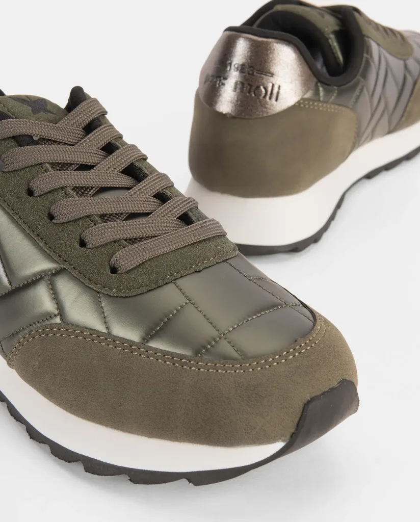 Zapatillas de mujer verdes 242900