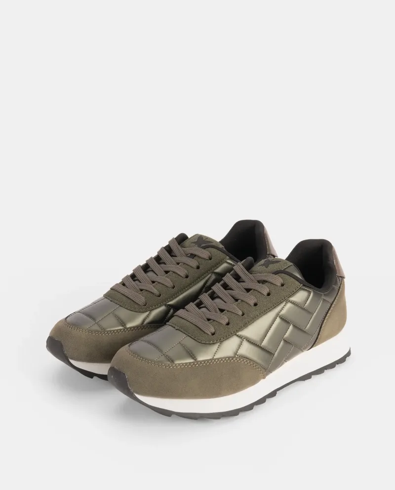 Zapatillas de mujer verdes 242900