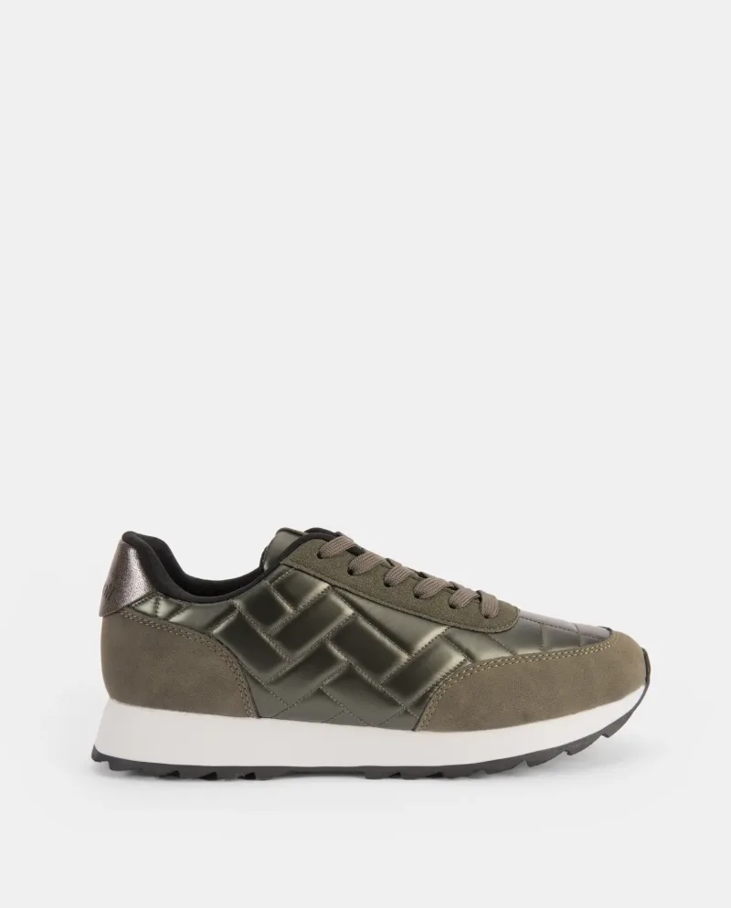Zapatillas de mujer verdes 242900