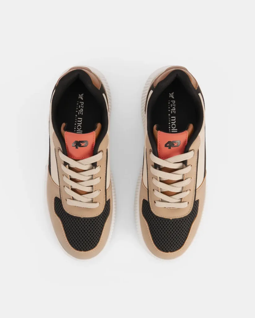 Zapatillas de mujer beige 242910
