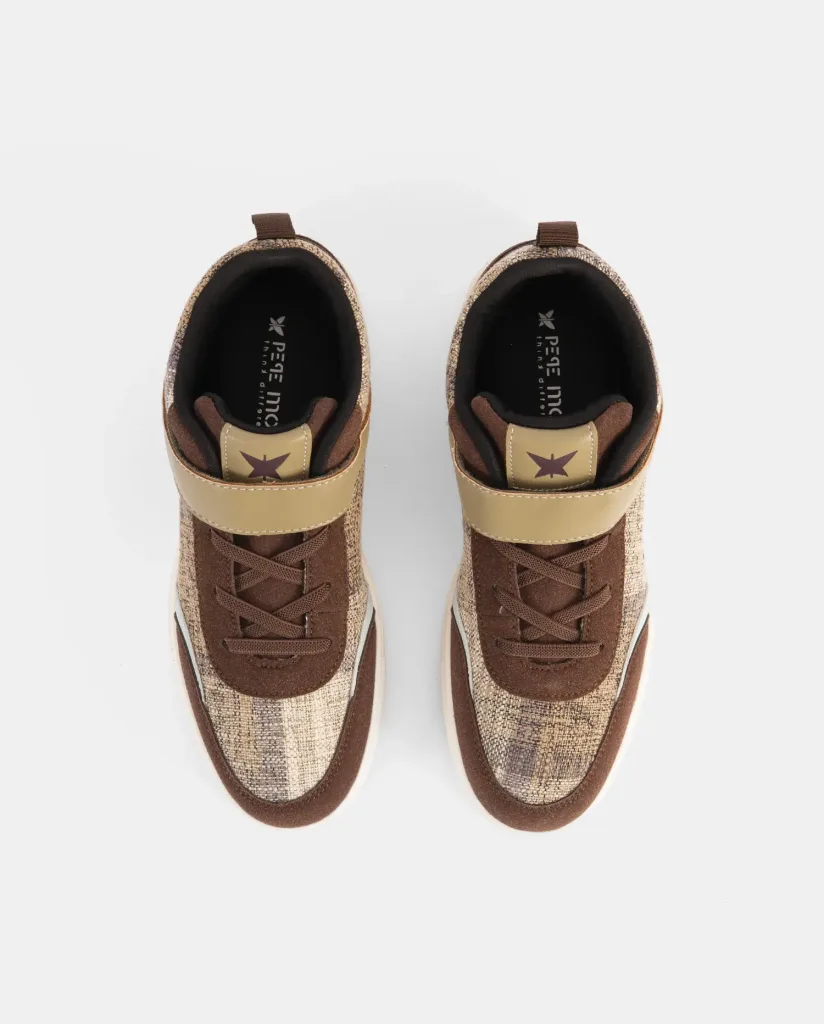 Zapatillas de mujer marrón 242920