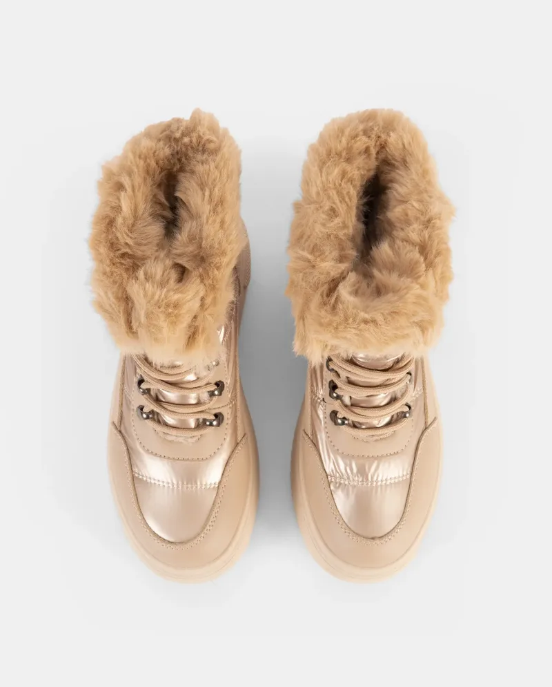 Botín de mujer beige 242940