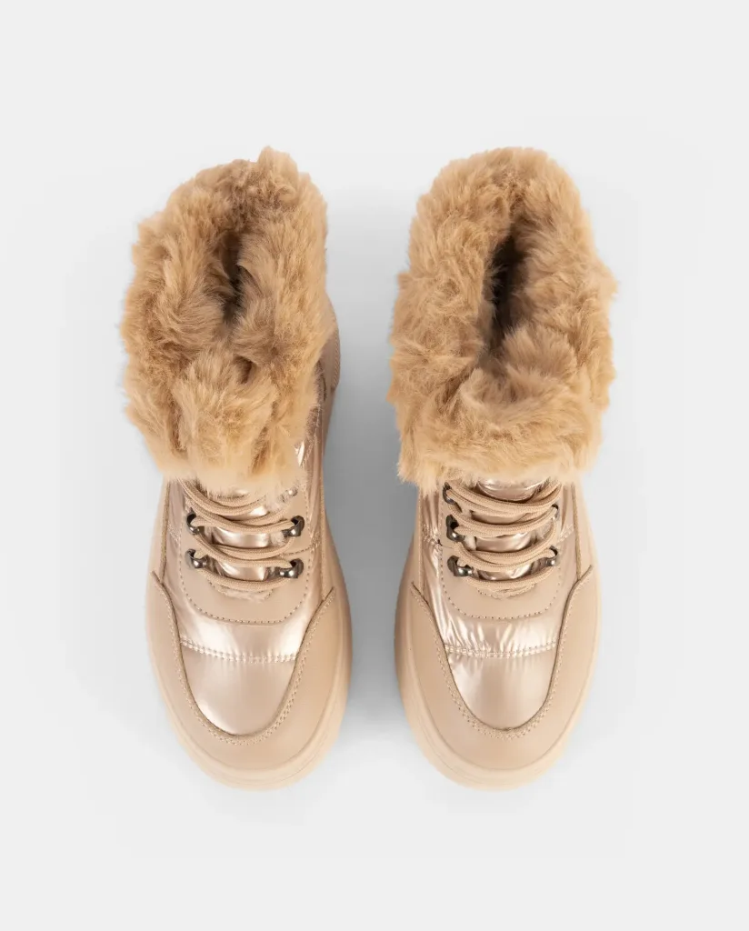 Botín de mujer beige 242940