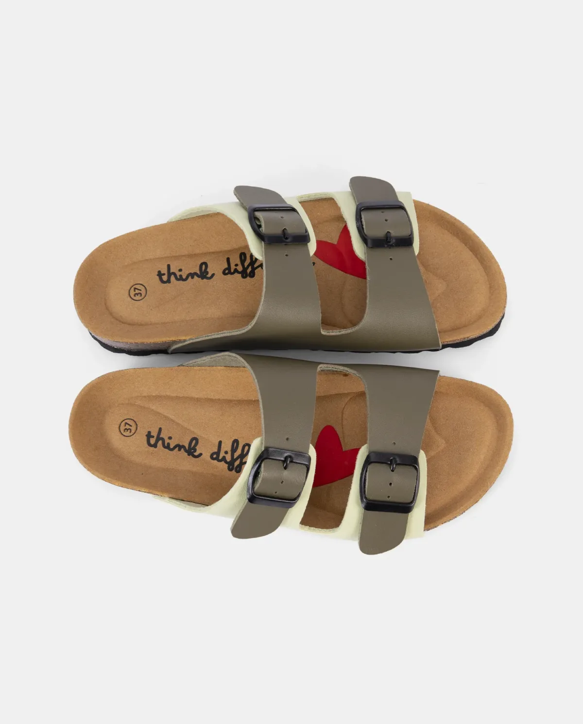 Sandalias de mujer verdes 251970
