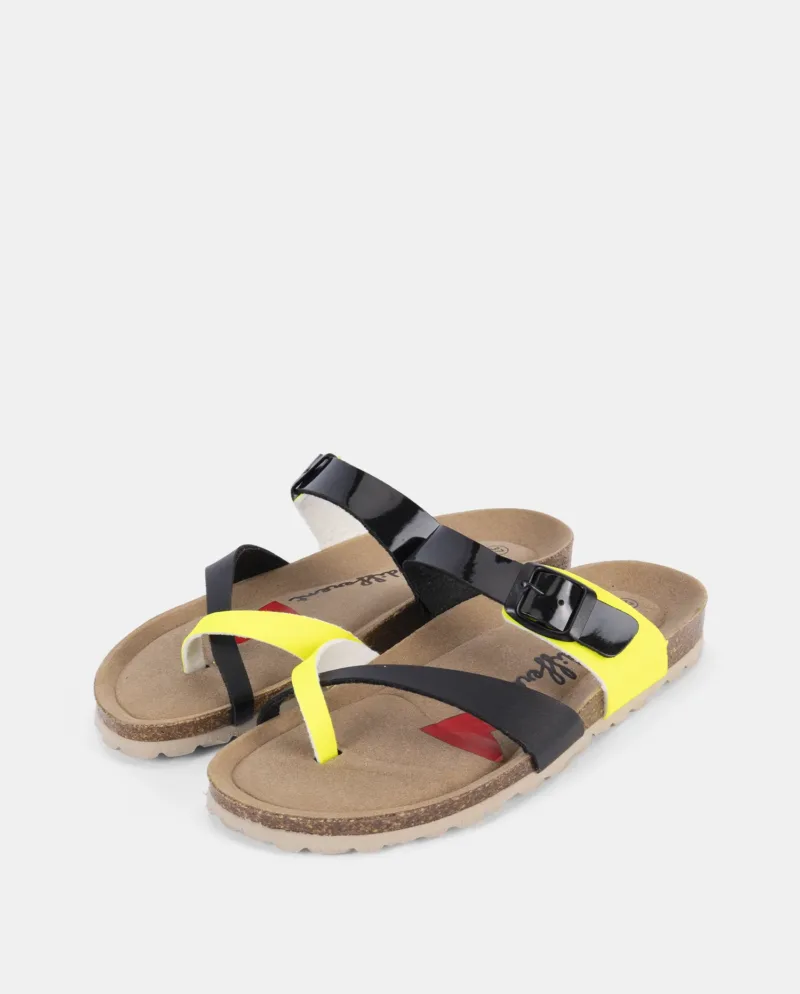 Sandalias de mujer amarillas 251980