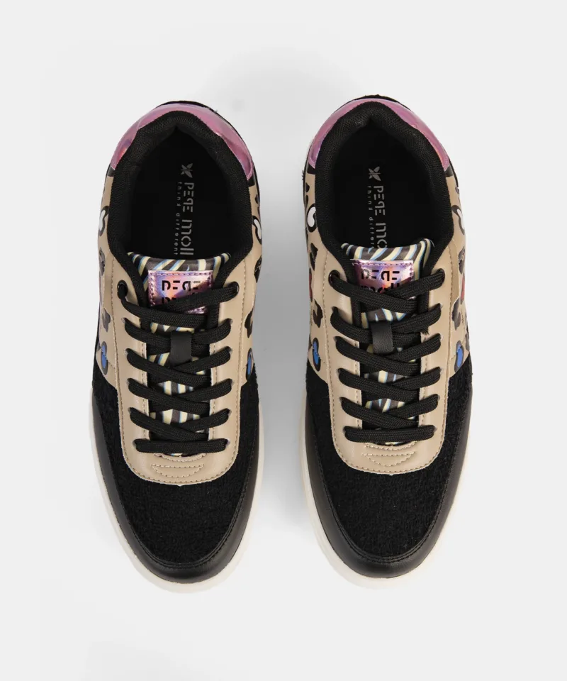 Zapatillas de mujer animal print 252900