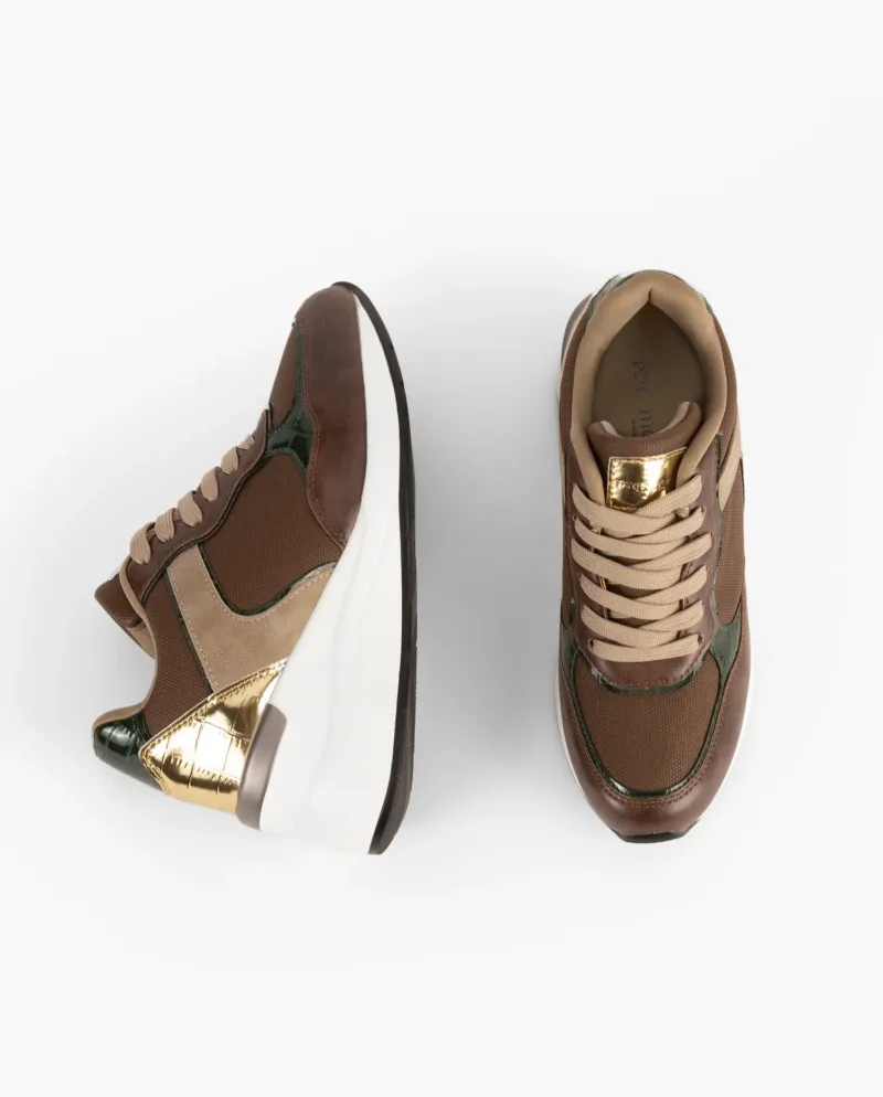 Zapatillas de mujer cuero 232801