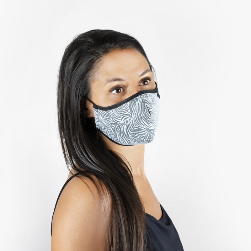 MASCARILLA GLITTER CEBRA