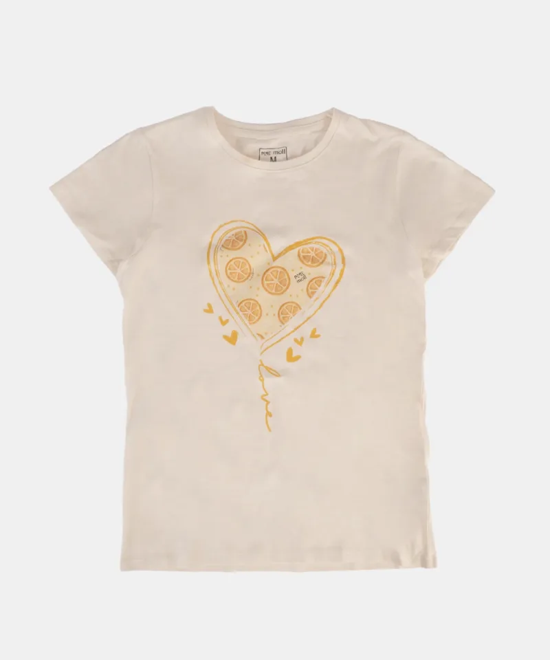 Camiseta beige 261760