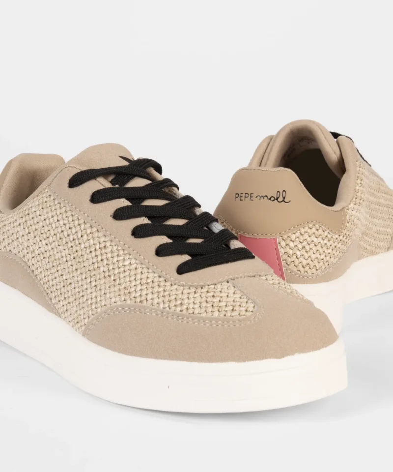Zapatillas de mujer beige 261930