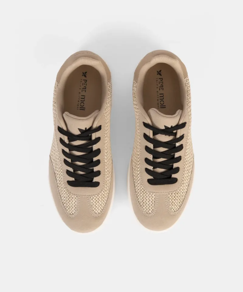 Zapatillas de mujer beige 261930