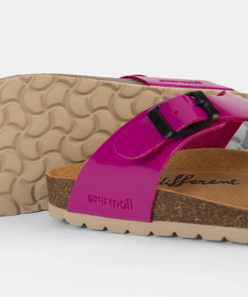 Sandalias de mujer fucsia 261950