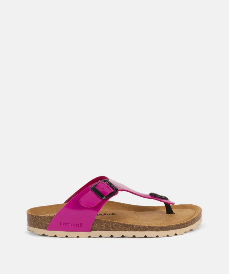Sandalias de mujer fucsia 261950