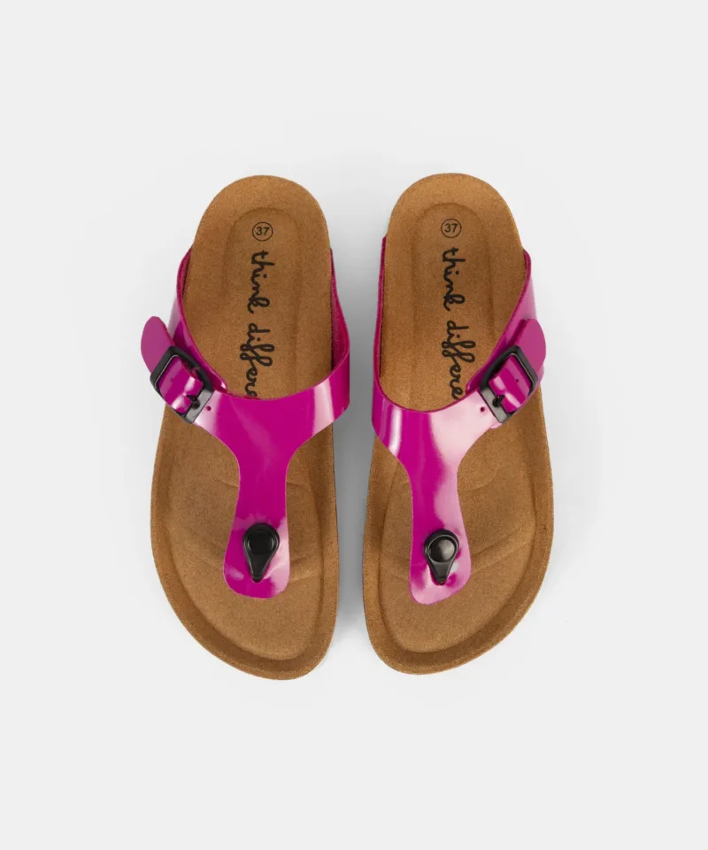 Sandalias de mujer fucsia 261950