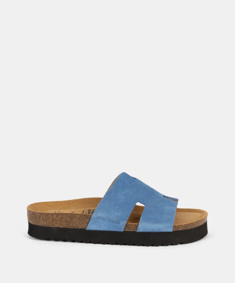 Sandalias de mujer azules 261980