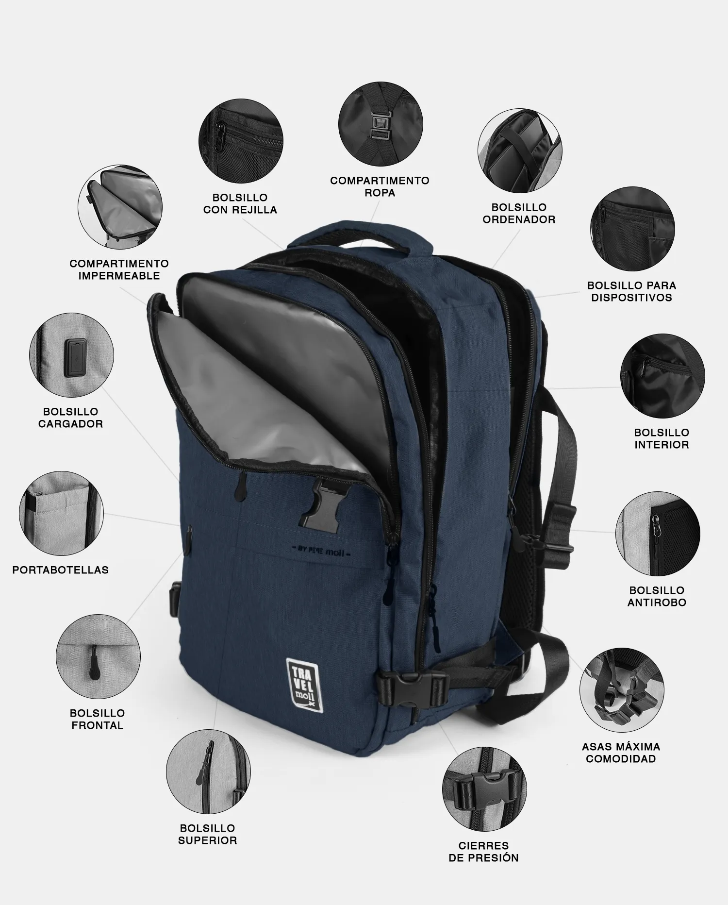 Mochila Travel 261450 Mochila Travel 261450