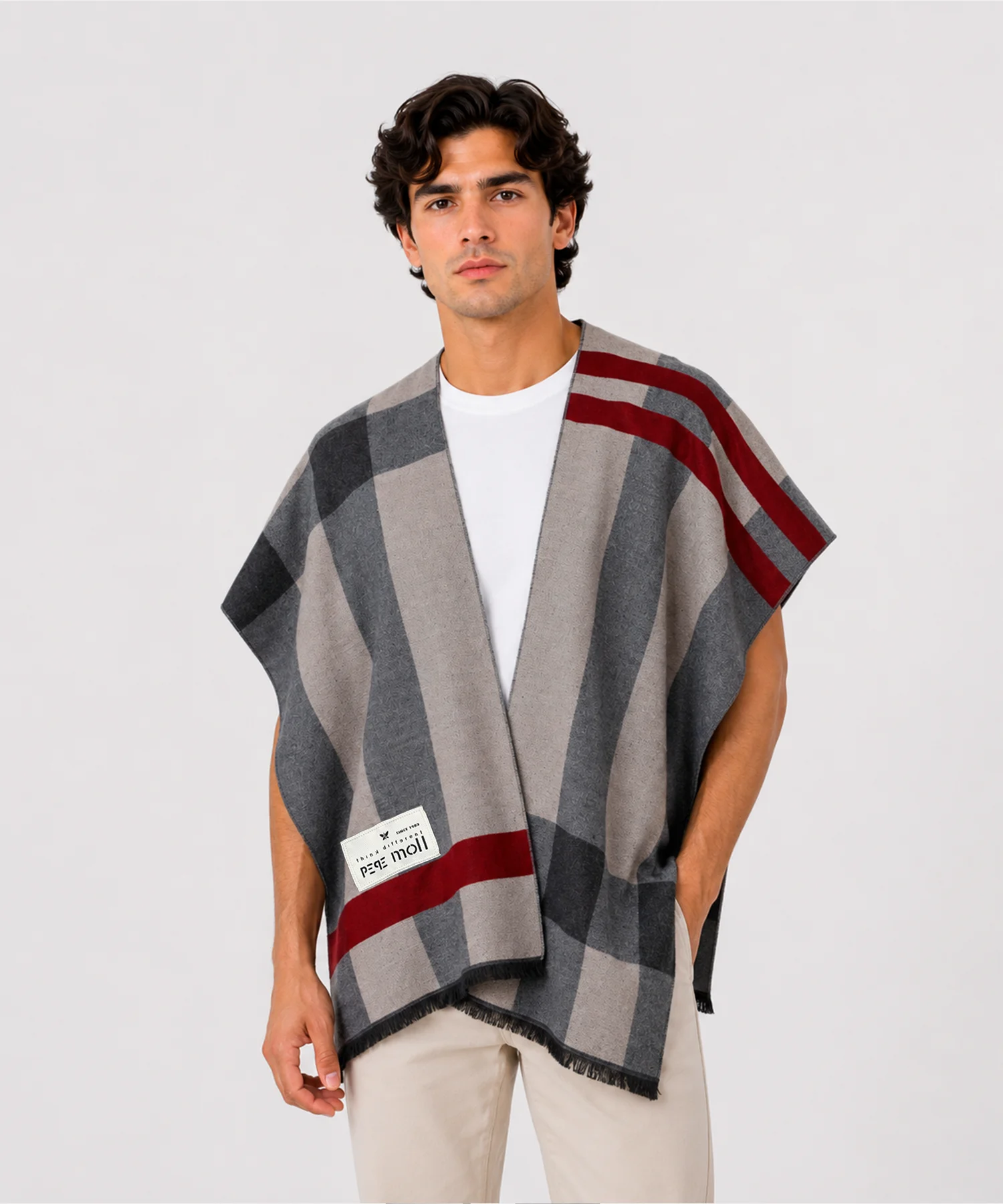 Bufanda de hombre gris 262621 Bufanda de hombre gris 262621