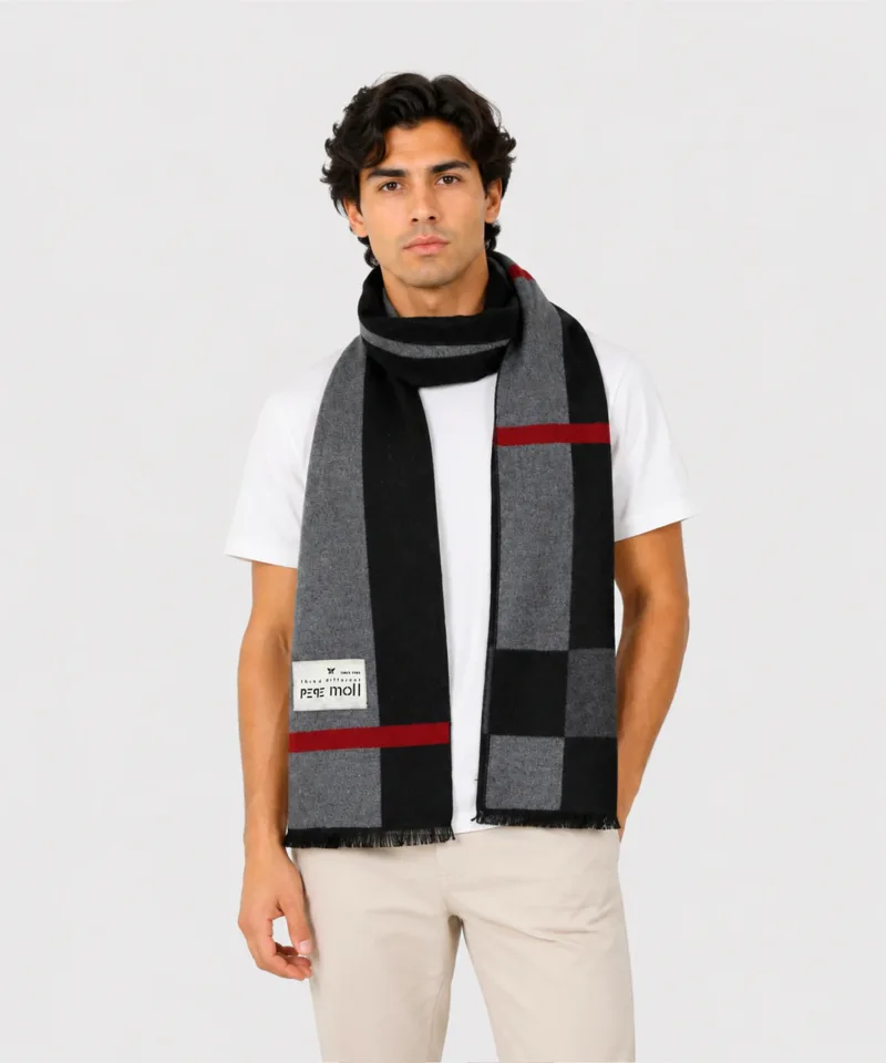 Bufanda de hombre negra 262623