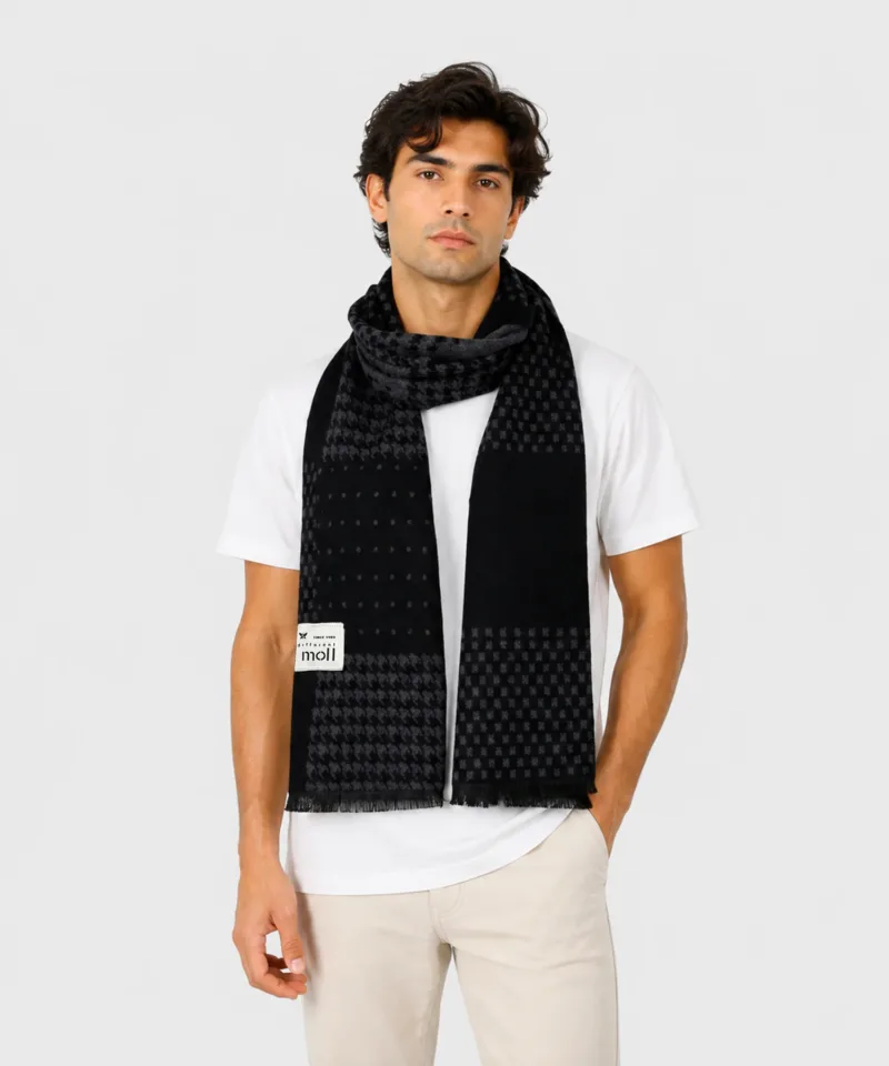 Bufanda de hombre negra 262624