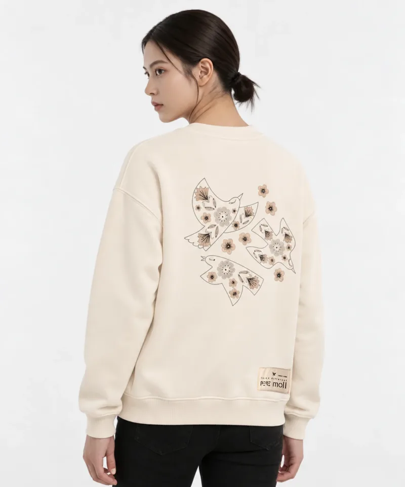 Sudadera beige 262670