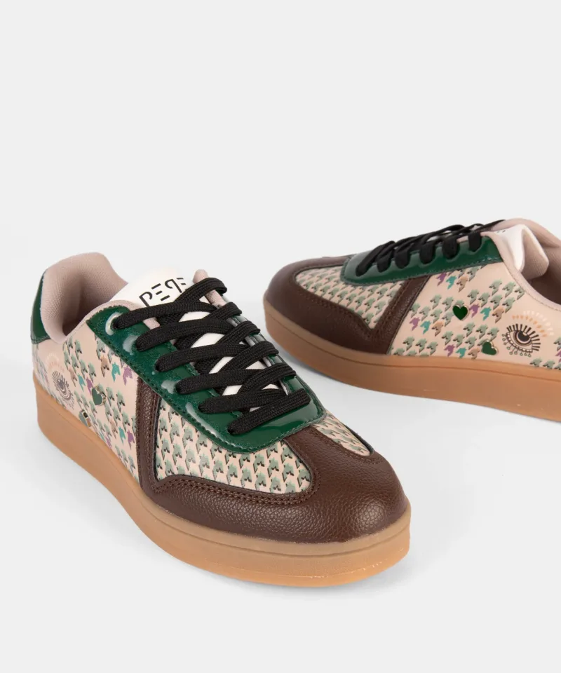 Zapatillas de mujer marrones 262740