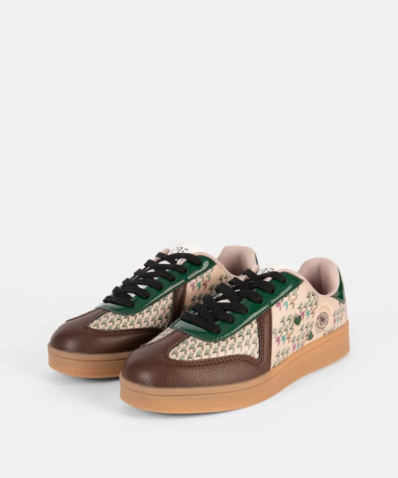 Zapatillas de mujer marrones 262740